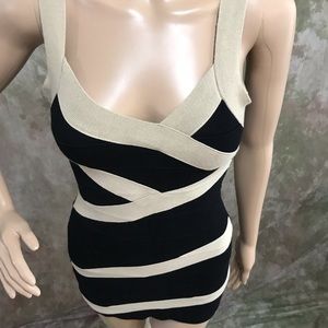 TCEC BANDAGE MINI DRESS